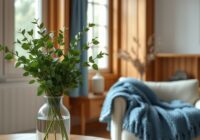 Jak wykorzystać zimne kolory i materiały, by zrównoważyć ciepłe wnętrze i stworzyć harmonię